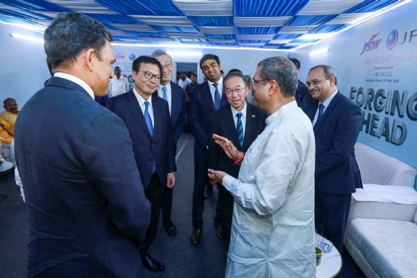 ସମ୍ବଲପୁରରେ ଜେଏସଡବ୍ଲୁ ଏବଂ ଜାପାନର ଜେଏଫଇ ଷ୍ଟିଲ୍  ଯୌଥ ଉଦ୍ୟମର ଶୁଭାରମ୍ଭ