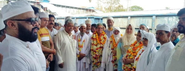 HAJ YATRI NKU SWAGAT SAMBARDHANA
