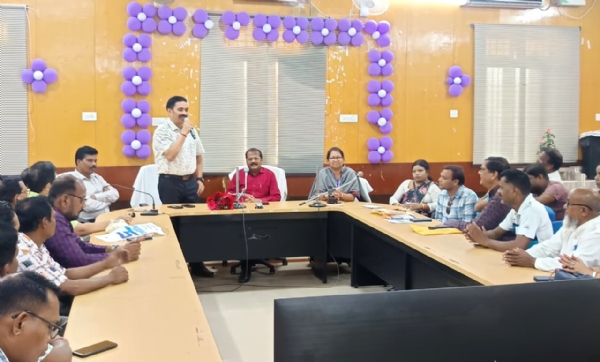 *ଉତ୍କଳ ରତ୍ନ ସମ୍ମାନ ରେ ସମ୍ୱର୍ଦ୍ଧିତ ହୋଇ ଥିବା ଜିଲ୍ଲାପାଳ ଡ଼ ନୃପ ରାଜ ସାହୁ ଙ୍କୁ ସୁବର୍ଣ୍ଣପୁର ରେ ଭବ୍ୟ ସ୍ଵାଗତ ସମ୍ବର୍ଦ୍ଧନା*