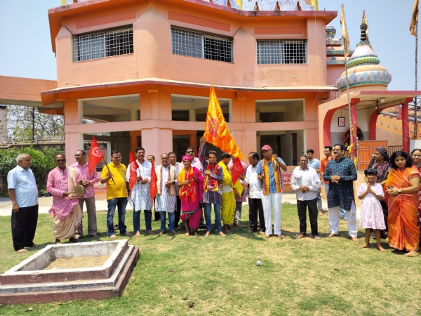 ଚୈତ୍ର ପୁର୍ଣିମାରେ ରଣେଶ୍ୱର ରାମଚଣ୍ଡୀ ମନ୍ଦିରରେ କୁଲତା ଦିବସ ଏବଂ ନୂତନ ଧ୍ବଜା ରୋହଣ