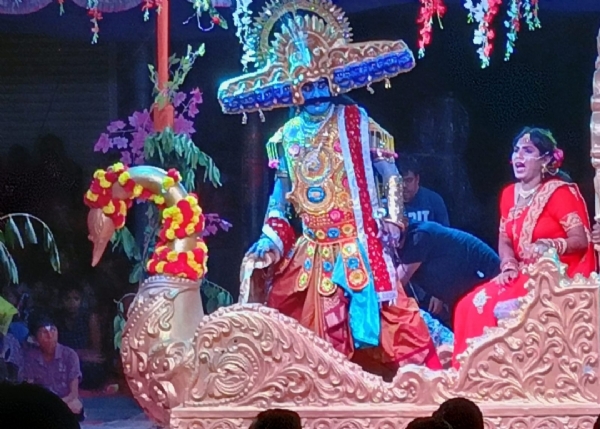 ସୀତାଙ୍କ ହରଣ ଜଟାୟୁ ମରଣ ରାବଣ ଭୂମିକାରେ ପଂଚମ ବର୍ଷ ଅଭିନୟ କଲେ ଡା. ରୁଦ୍ର ପଟେଲ