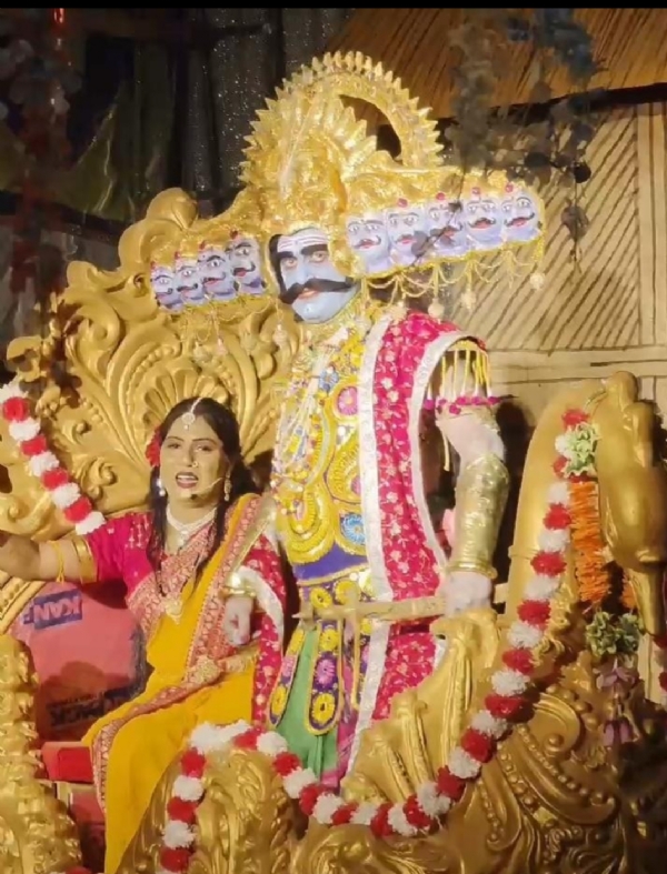 ସୀତାଙ୍କ ହରଣ ଜଟାୟୁ ମରଣ ରାବଣ ଭୂମିକାରେ ପଂଚମ ବର୍ଷ ଅଭିନୟ କଲେ ଡା. ରୁଦ୍ର ପଟେଲ