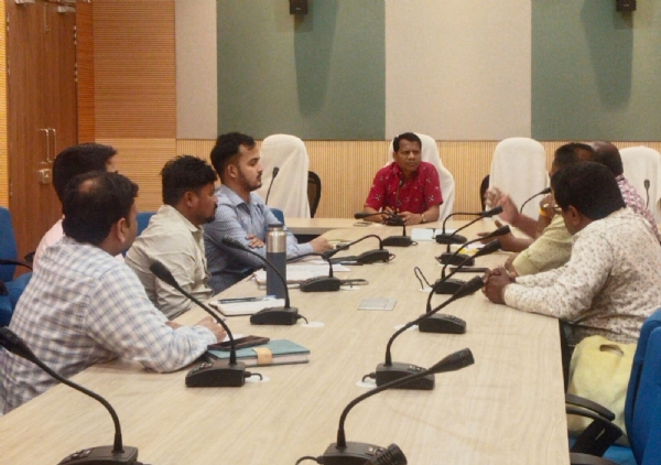 ଆନ୍ତଃ ଜିଲ୍ଲା ମୁଖ୍ୟମନ୍ତ୍ରୀ କପ୍ ପ୍ରତିଯୋଗିତାର ଆୟୋଜନ ନିମନ୍ତେ ପ୍ରସ୍ତୁତି ବୈଠକ