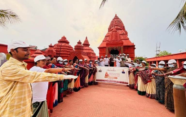 ସୋନପୁର ବ୍ଲକ ପକ୍ଷରୁ ଭୀମଭୋଇଙ୍କ ସମାଧି ପୀଠ ମହିମା ଖଲିଆପାଲି ଠାରେ ସାମୁହିକ ସଫେଇ