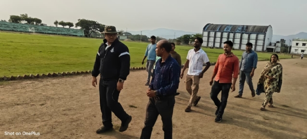 ମାଲକାନଗିରିରେ କ୍ରୀଡ଼ା ଭିତ୍ତିଭୂମିର ସମୀକ୍ଷା କଲେ ଜିଲ୍ଲାପାଳ,ସିଏମ ଟ୍ରଫି ପାଇଁ ପ୍ରସ୍ତୁତି ଜୋରଦାର