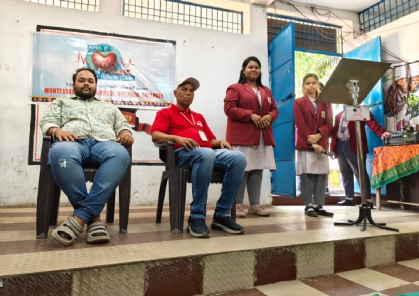 ମଂଟେଶୋରୀ ପବ୍ଲିକ ସ୍କୁଲରେ ବିଶ୍ୱ ସ୍ୱାସ୍ଥ୍ୟ ଦିବସ