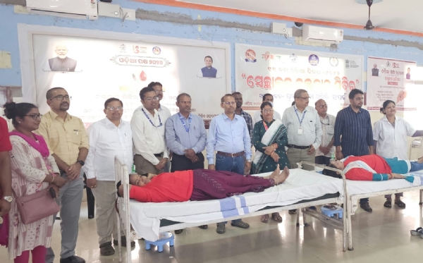 ରକ୍ତଦାନ ଶିବିର ଅନୁଷ୍ଠିତ,୩୦ ୟୁନିଟ ରକ୍ତ ସଂଗ୍ରହ