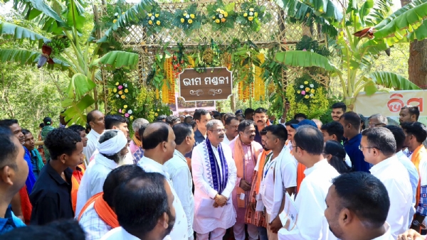 ସମ୍ବଲପୁର ‘ଭୀମମଣ୍ଡଳୀ ଇକୋ ହେରିଟେଜ୍ ସାଇଟ୍’ର ଭୂମିପୂଜନ କଲେ କେନ୍ଦ୍ରମନ୍ତ୍ରୀ