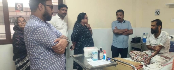 MLA SANJIB MEET TO ASHOK AT AIIMS