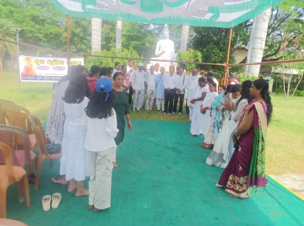 ଭଗବାନ ଗୌତମ ବୁଦ୍ଧଙ୍କ ତ୍ରିପାବନ ବୁଦ୍ଧପୂର୍ଣ୍ଣିମା ପାଳିତ