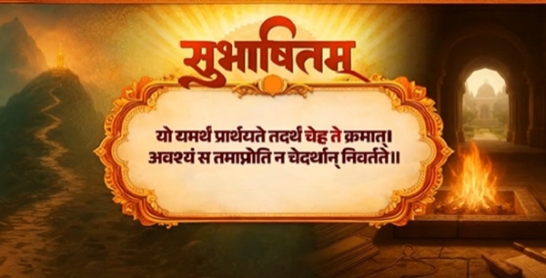 प्रधानमंत्री मोदी का एक्स पर साझा सुभाषितम्। प्रधानमंत्री मोदी का एक्स पर साझा सुभाषितम्।