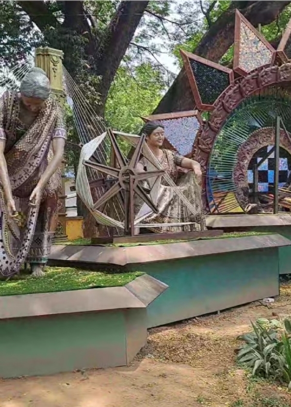 ବିନା ବା-ବତାସରେ ଉଜୁଡିଲା ସମ୍ବଲପୁରୀ ହସ୍ତତନ୍ତ ମଣ୍ଡପ ବିନା ବା-ବତାସରେ ଉଜୁଡିଲା ସମ୍ବଲପୁରୀ ହସ୍ତତନ୍ତ ମଣ୍ଡପ