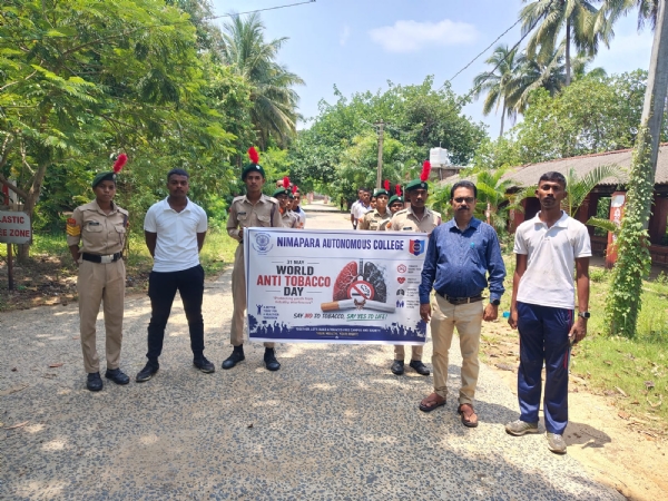 ବିଶ୍ୱ ତମାଖୁ ବର୍ଜନ ଦିବସ ପାଳିତ
