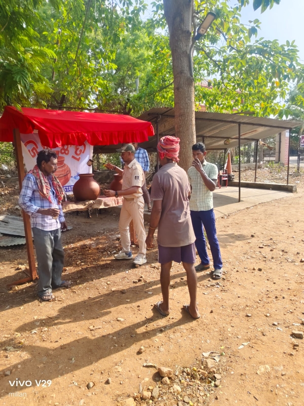 ଏମଭି ୭୯ଥାନା ସମ୍ମୁଖରେ ଜଳଛତ୍ର ଉଦଘାଟନ