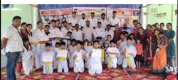 ତାଇକାଣ୍ଡୋ ବେଲ୍ଟ ଗ୍ରେଡିଂ ପରୀକ୍ଷା, ବେଲ୍ଟ କୃତିତ୍ୱ ହାସଲ କଲେ 19 ଜଣ ପ୍ରତିଯୋଗୀ
