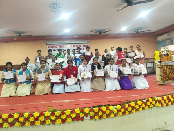 ପୁରୀ ରେ ବିଶ୍ୱ ରେଡକ୍ରସ ଦିବସ ପାଳିତ।