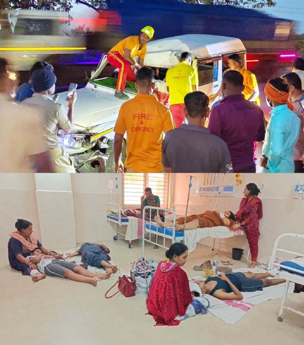ACCIDENT ONE DEAD, 8 INJURED ACCIDENT ONE DEAD, 8 INJURED