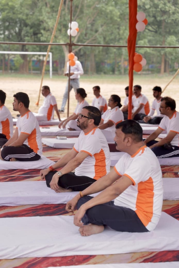 International yoga day at jharsuguda International yoga day at jharsuguda