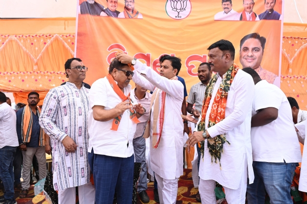 Joining program in BJP office
