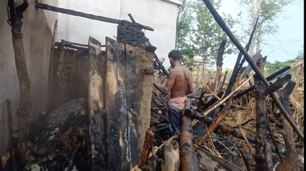 ଵଜ୍ରାଘାତ ରେ ଜଳିଗଲା ଅସହାୟ ମହିଳାଙ୍କ ଘର