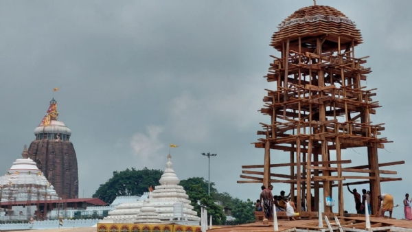 ସ୍ନାନବେଦୀ ରେ ଗଜାନନ ବେଶ ରେ ଦର୍ଶନ ଦେବେ ଶ୍ରୀବିଗ୍ରହ ଆଜି ସକାଳ ୫.୧୫ରେ ପହଣ୍ଡି ଆରମ୍ଭ ହୋଇଛି