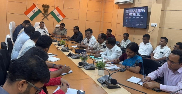 କେନ୍ଦ୍ର ଗୃହମନ୍ତ୍ରୀଙ୍କ ସମ୍ବଲପୁର   ଗସ୍ତ ପୂର୍ବରୁ  ଜିଲ୍ଲା ପ୍ରଶାସନ ପକ୍ଷରୁ ପ୍ରସ୍ତୁତି ବୈଠକ