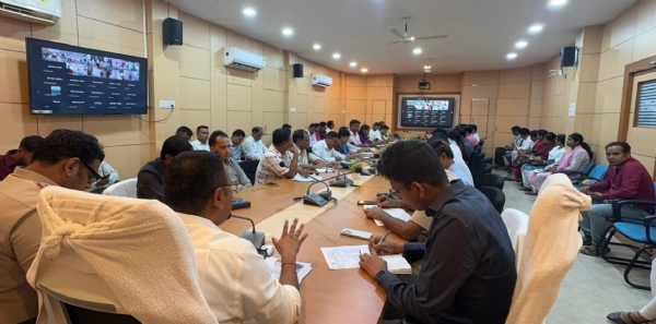 କେନ୍ଦ୍ର ଗୃହମନ୍ତ୍ରୀଙ୍କ ସମ୍ବଲପୁର   ଗସ୍ତ ପୂର୍ବରୁ  ଜିଲ୍ଲା ପ୍ରଶାସନ ପକ୍ଷରୁ ପ୍ରସ୍ତୁତି ବୈଠକ