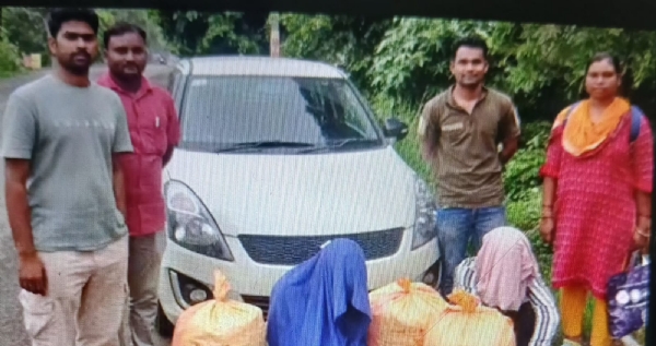 ୪୨ କେଜି ଗଞ୍ଜେଇ ଜବତ, ଦୁଇ ଆନ୍ତଃରାଜ୍ୟ ଚୋରାଚାଲାଣକାରୀ ଗିରଫ ୪୨ କେଜି ଗଞ୍ଜେଇ ଜବତ, ଦୁଇ ଆନ୍ତଃରାଜ୍ୟ ଚୋରାଚାଲାଣକାରୀ ଗିରଫ