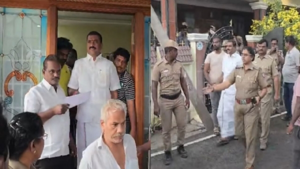 मुख्यमंत्री विजय पर विवादित टिप्पणी... डीएमके विधायक की नाटकीय गिरफ्तारी!! मुख्यमंत्री विजय पर विवादित टिप्पणी... डीएमके विधायक की नाटकीय गिरफ्तारी!!