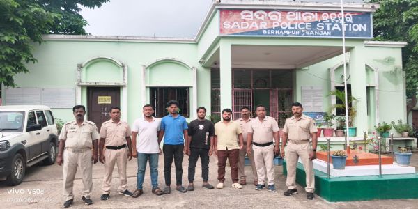 ଚାରି କୁଖ୍ୟାତ ଅସାମାଜିକ ଗିରଫ
