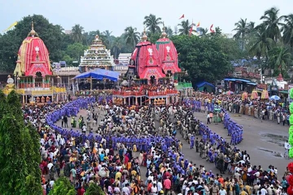 ଦକ୍ଷିଣମୋଡରେ ନାକଚଣା ଦ୍ବାରରେ ଲାଗିପାରିଲାନି ତାଳଧ୍ଵଜ ଓ ନନ୍ଦିଘୋଷ