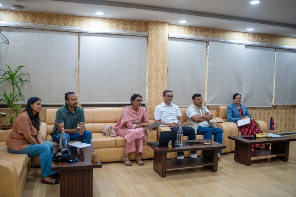 डिजिटल हेल्थ पर चर्चा करती नेपाल की स्वास्थ्य मंत्री निशा मेहता