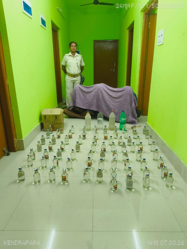 ---------------ଚୋରା ମଦ  ଜବତ ୬ କୋର୍ଟ ଚାଲାଣ
