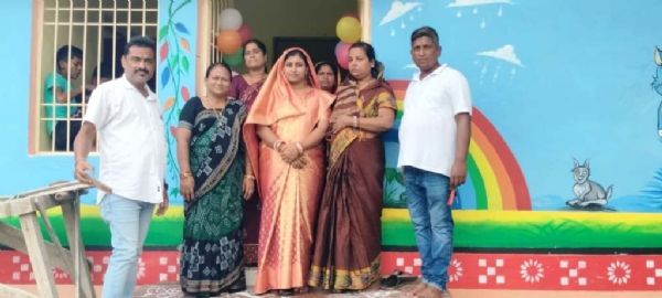 manguli anganwadi center udghatana manguli anganwadi center udghatana
