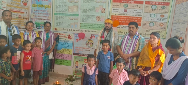 falapur anganabadi kendra udghatita