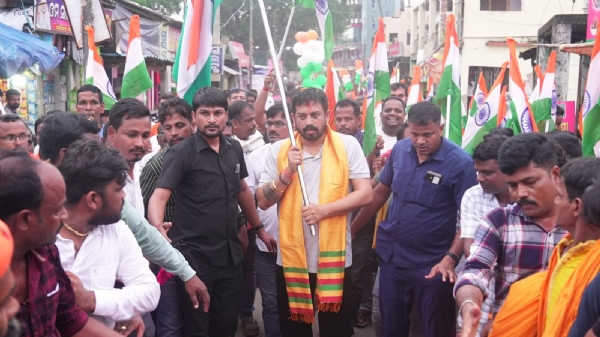 ଧର୍ମଶାଳା ବିଜେପି ପକ୍ଷରୁ ବିଭିନ୍ନ ସ୍ଥାନରେ ଘରଘର ତ୍ରିରଙ୍ଗା ଯାତ୍ରା