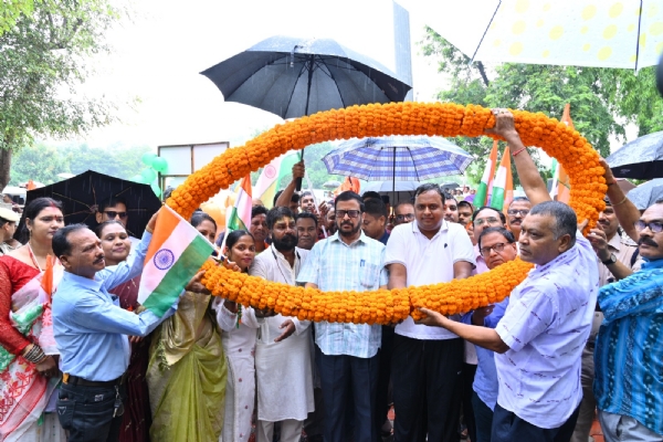 Tiranga rally at Brajrajnagar Tiranga rally at Brajrajnagar