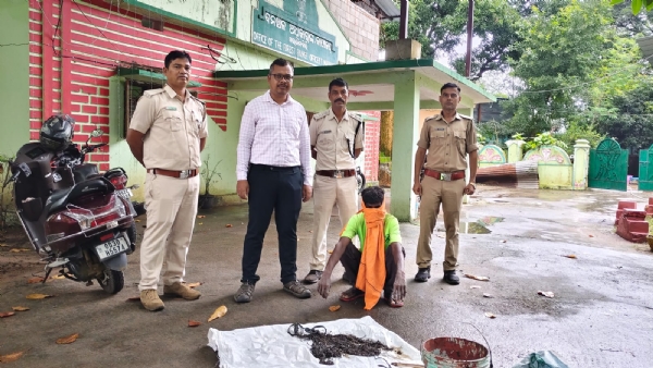 ସତିଗୁଡ଼ା ଡ୍ୟାମ୍ ନିକଟରୁ ଅଜଗର ମୃତଦେହ ଜବତ, ଜଣେ ଗିରଫ ସତିଗୁଡ଼ା ଡ୍ୟାମ୍ ନିକଟରୁ ଅଜଗର ମୃତଦେହ ଜବତ, ଜଣେ ଗିରଫ