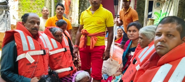 କେନ୍ଦ୍ରାପଡ଼ା ଜିଲ୍ଲାରେ ବନ୍ୟା ପରିସ୍ଥିତି; ରିଲିଫ୍ ଓ ଉଦ୍ଧାର କାର୍ୟ୍ୟ ଜାରି