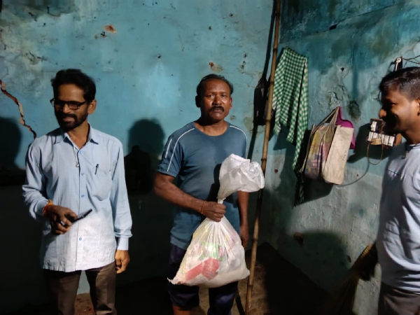 Chairman distribute tarpoline