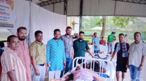 ଗଙ୍ଗାଧର ମଣ୍ଡପରେ ସ୍ୱେଚ୍ଛାକୃତ ରକ୍ତଦାନ ଶିବିର ଗଙ୍ଗାଧର ମଣ୍ଡପରେ ସ୍ୱେଚ୍ଛାକୃତ ରକ୍ତଦାନ ଶିବିର