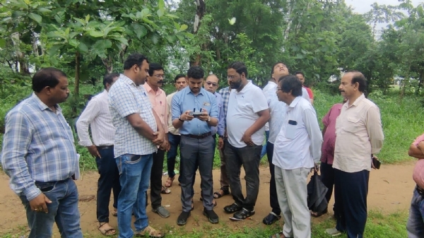 Collector visit Brajrajnagar college Collector visit Brajrajnagar college