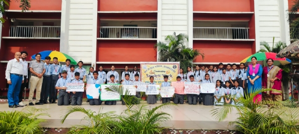 Celebration of sanskrit week in DAV