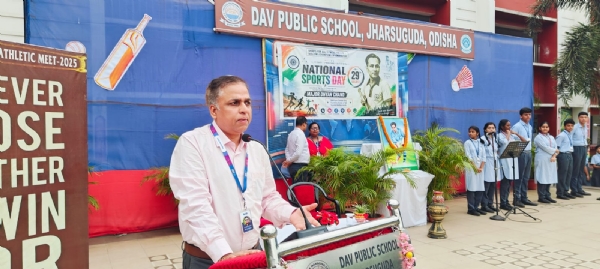 The National Sports Day was celebrated at DAV The National Sports Day was celebrated at DAV