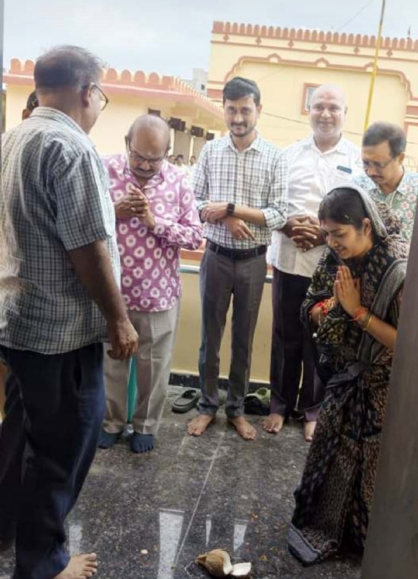 ଗୋପାଳଜୀ ମନ୍ଦିର ପରିସରରେ ପ୍ରସାଦ ମଣ୍ଡପର ଶୁଭାରମ୍ଭ