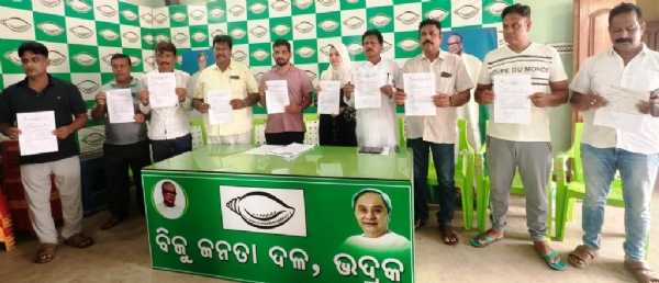 BJD PRESS MEET AT BHADRAK