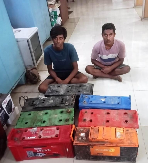 DHAMARA BATTARY CHORI - TWO ARREST DHAMARA BATTARY CHORI - TWO ARREST