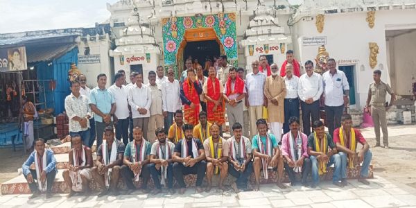 ଶ୍ରୀ ବଳଦେବଜୀଉ ମନ୍ଦିର ସିଂହଦ୍ଵାରରେ ଲାଗିଲା ପିତଳ ଯାଉଁଳି କବାଟ