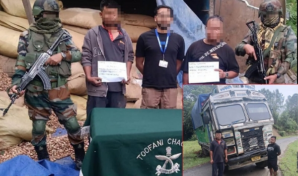 The image shared by Assam Rifles. The image shared by Assam Rifles.