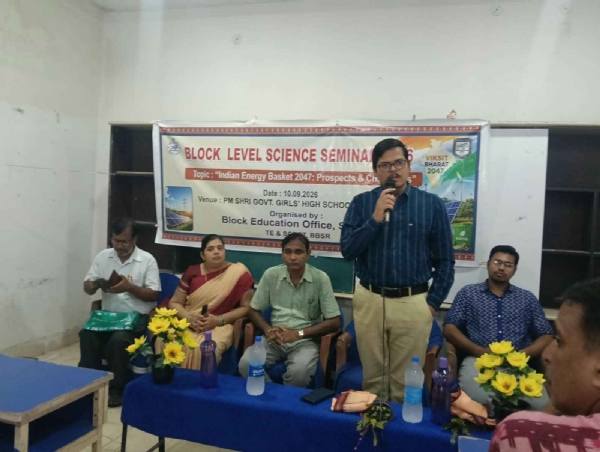 ସେlନପୁର ବ୍ଲକ ସ୍ତରୀୟ ବିଜ୍ଞାନ ଆଲୋଚନା ଚକ୍ର ସରକାରୀ ବାଳିକା ବିଦ୍ୟାଳୟ ଠାରେ  ଅନୁଷ୍ଠିତ